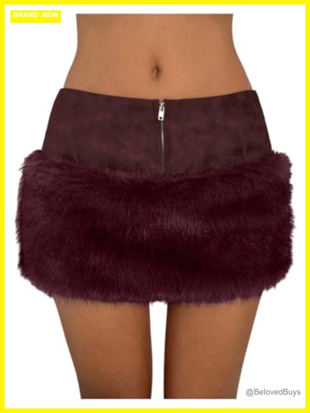 Faux Leather PU Leather Mini Skirt Bodycon Low Rise Y2K Micro Skirt